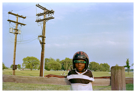 Public Park - Boy In Helmet