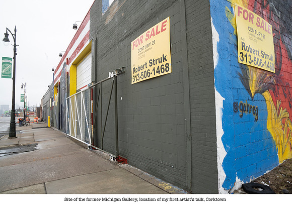 Site of former Michigan Gallery 2023